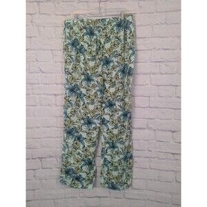 Beach‎ Riot Tropical Wide Leg Pants Swim Beach Hawaii 2XL cover up Breezy Light